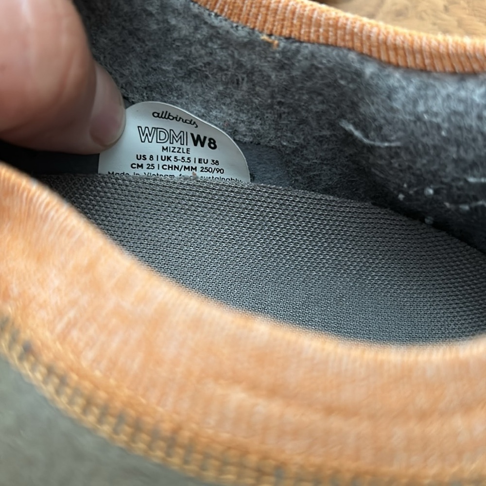 Allbirds Women's Wool Dasher Mizzles Sneakers Size 8 - Picture 8 of 10